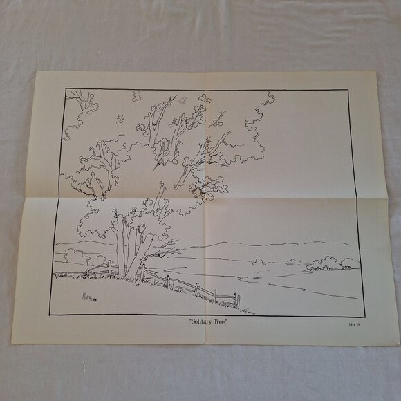 Landscapes Country Style Volume II JoAnne Moore-Lindelof Book Drawings Painting - Picture 9 of 12